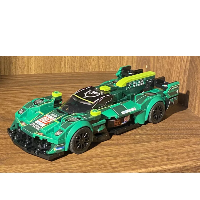 MOC-224133 جديد كلاسيكي AMR-LMH سيارة سباق رياضية بنة نموذج 327 أجزاء عيد ميلاد الأولاد الأطفال بناء الالعاب العملاقة هدية #6