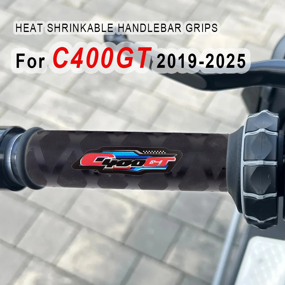 For BMW C400GT C400 GT C 400 GT 2019-2025 Motorcycle Heat Shrinkable Handlebar Grips Cover Rubber Handle Grip Glove Accessories