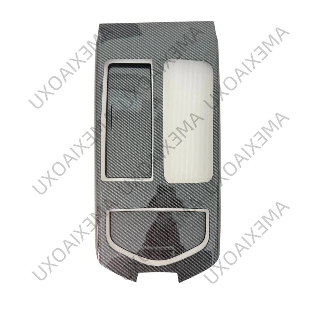 DIY Koolstofvezel Midden Stijl Console Panel Cover Trim Voor Maserati Ghibli 2013-2016 Zwart Versnellingspook Auto sticker