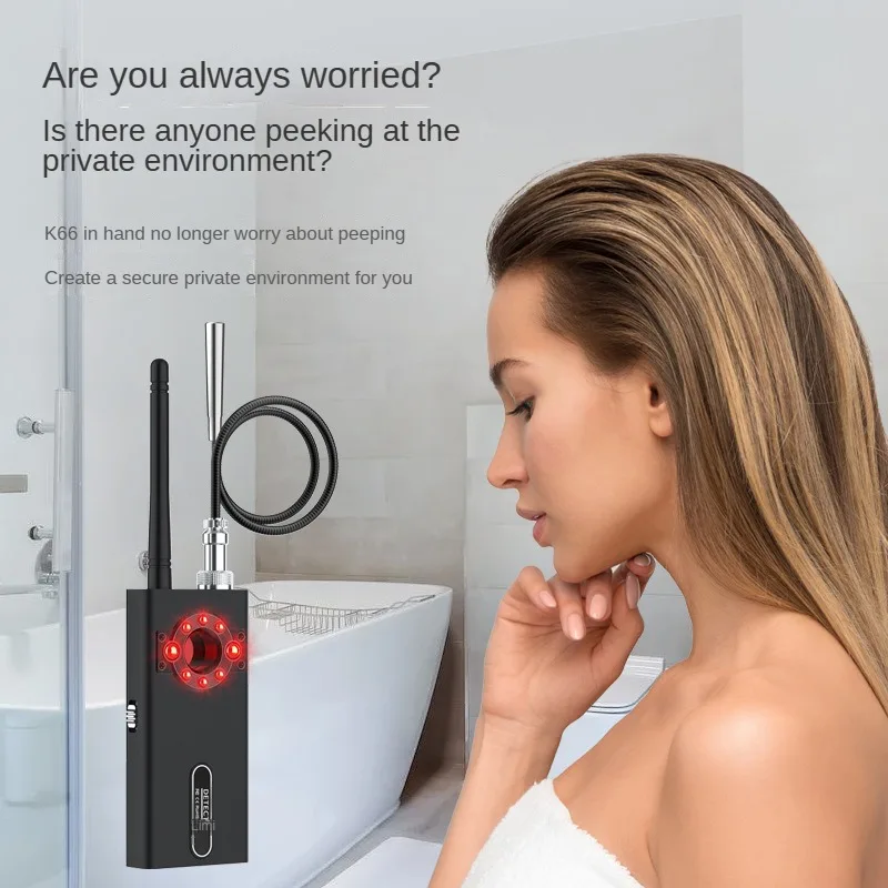 Anti Wiretapping Detector para Câmera do Hotel, Anti-Tracking GPS Scanner, Carro Anti-Tracking, K66