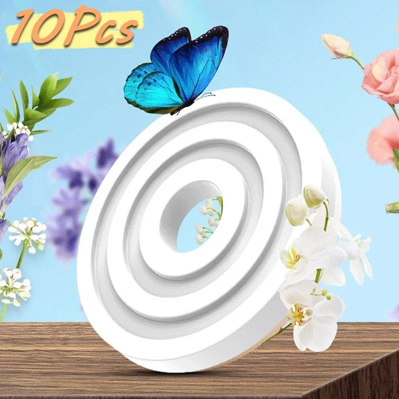 10Pcs Car Air Freshener Fragrant Tablets Best-selling Cars Air Freshener Replacement Pads Perfume Diffuser Auto Accessories