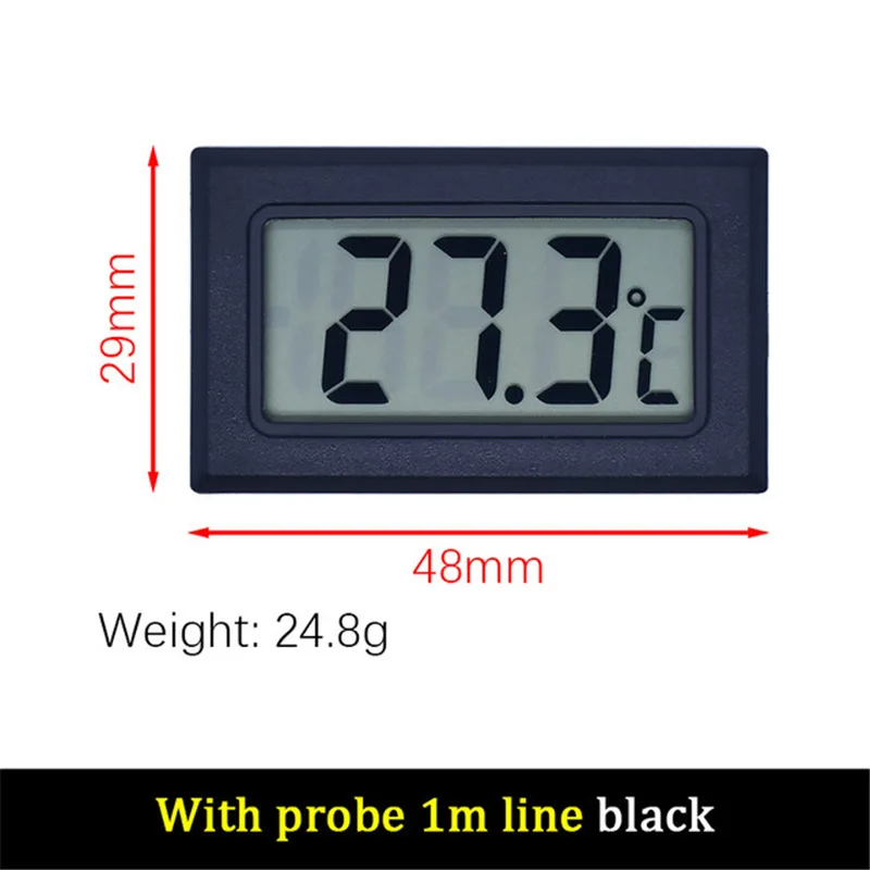 TPM-10 Termometro digitale Acquario Frigorifero Indicatore di temperatura dell'acqua Rilevatore di temperatura Tester Lunghezza cavo 1 m / 2 m