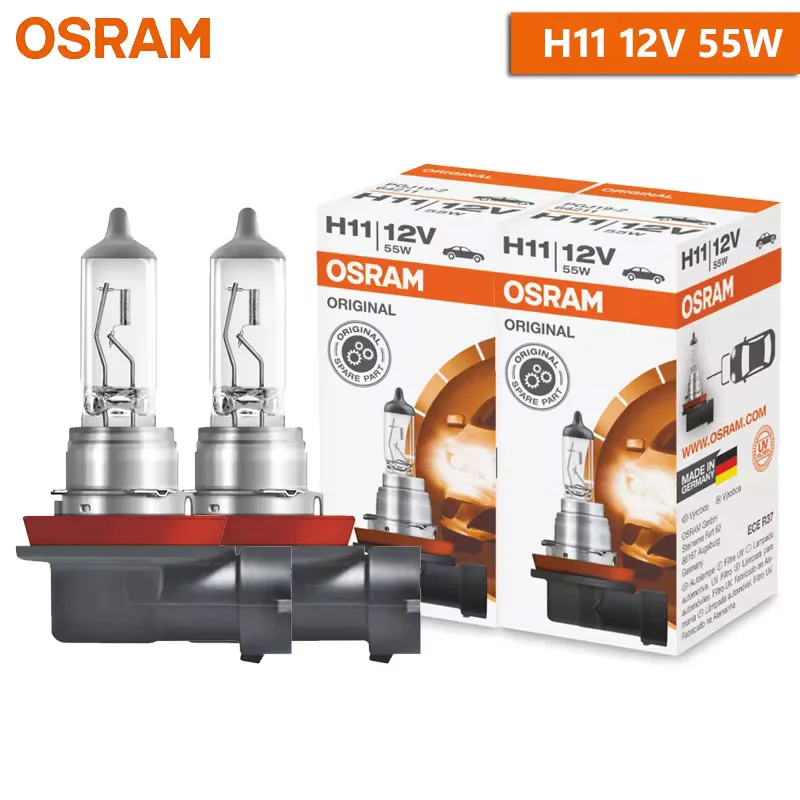 OSRAM 2 STKS H4 H7 H8 H9 H11 H16 9005 9006 Originele Lamp Hoogte/Dimlicht Geel Koplamp HB3 HB4 Mistlamp Auto Halogeenlamp