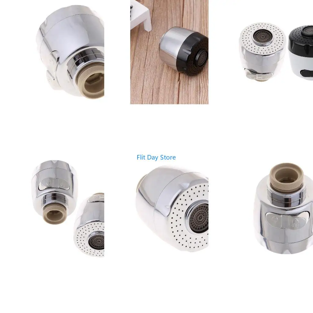 F92C 360 Degree Kitchen Sink Faucet Aerator Dual Mode Water Saving Tap Aerator