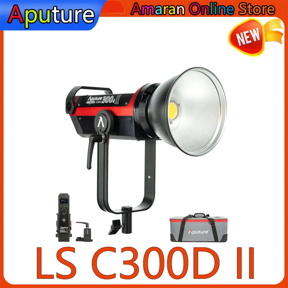 

Aputure LS C300D II 300d 300W LED Light LED Video Camera Light COB Light 5500K Daylight Studio Light Photography Lighting Photo