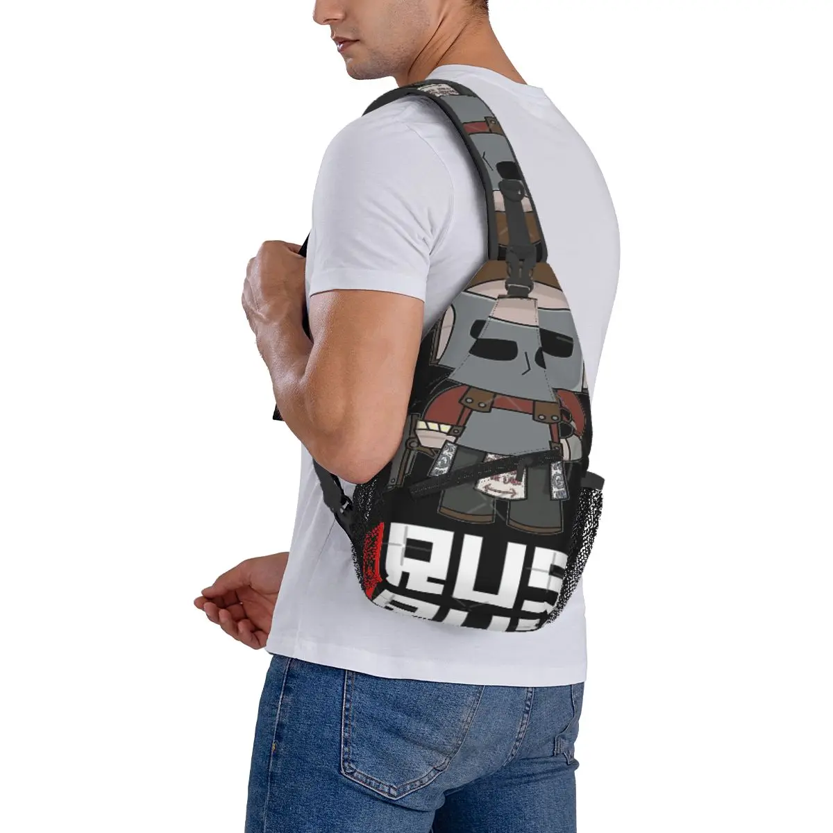 Rust Game Customizable Chest Bag, Presente portátil retro, Nice Merch Gift