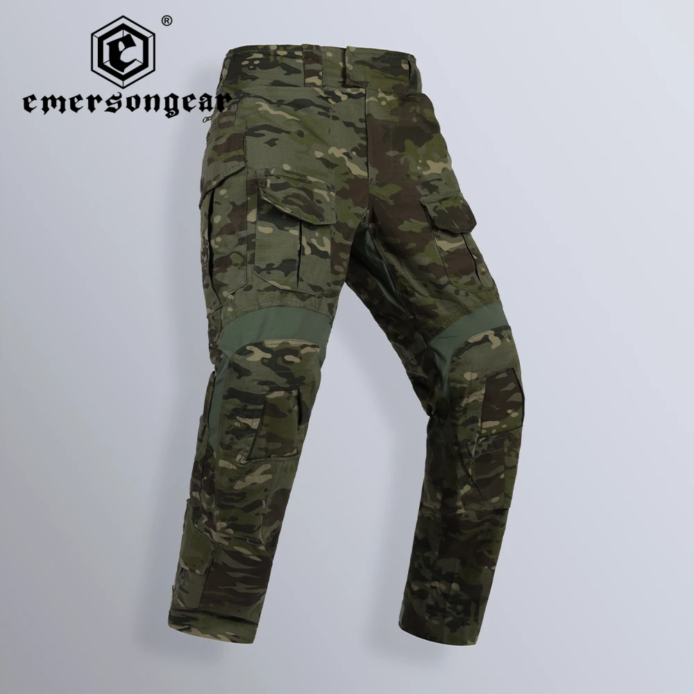 

Тренировочные брюки EMERSONGEAR, охотничьи Тактические Брюки с наколенниками, тактические брюки для пейнтбола и Мультикам
