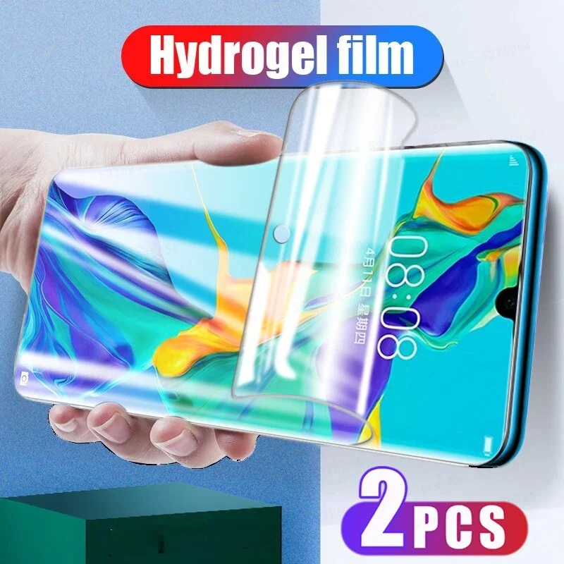 2PCS Hydrogel Film For iPhone 14 Pro Max i13 12 Mini XR XS Max 7 8 i6s Plus Clear Soft Sensitive Anti-scratch Screen Protector