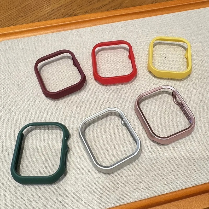 PC Case For Apple Watch Series 12 11 10 42mm 46mm Matte Hard Cover 2026 Bumper Protector for iWatch 7 8 9 41mm 45mm Accessories