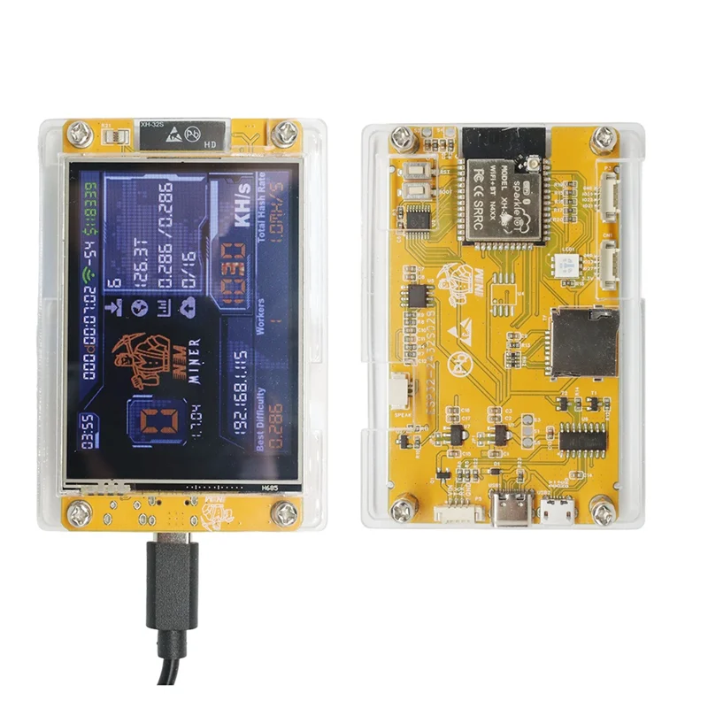 ترقية 1030KH/S Harshrate Bitcoin Crypto Solo Miner Nerdminer 2.8 "شاشة ذكية Nmminer Bitcoin Lottery #2