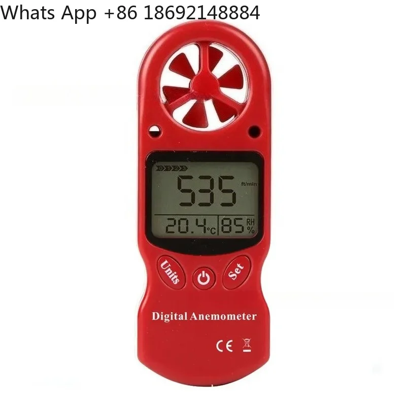 New Digital Anemometer for Household Temperature and Humidity Measurement Wind Speed and Wind Grade Meter