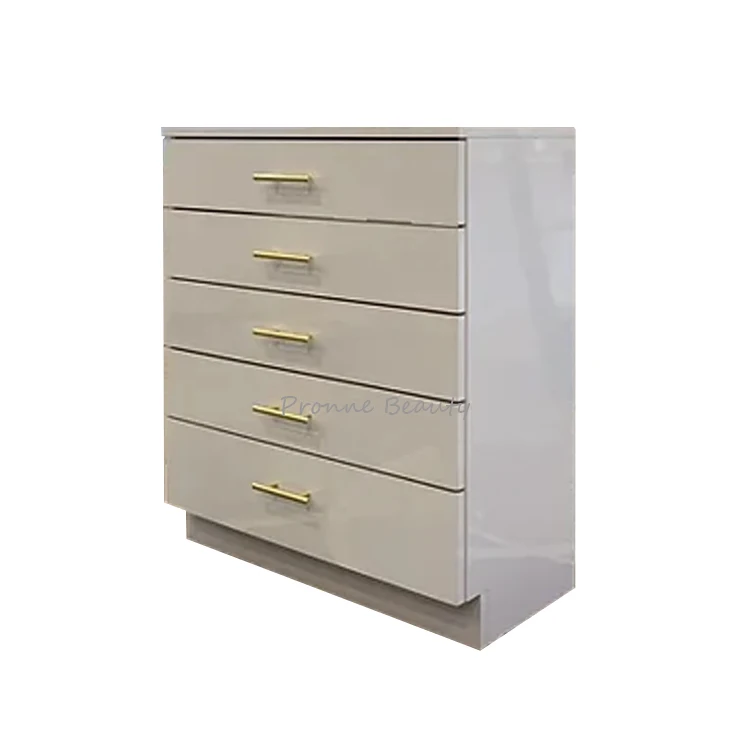 Wooden Nail Polish Display Manicure Cabinet 3/4/5 Layer Nail Polish Make Up Cosmetic Storage Cabinet