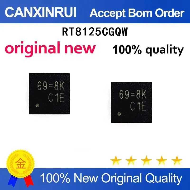 

(5-100 шт.) Совершенно новый оригинальный чип RT8125CGQW RT8125C 69=QFN-10.