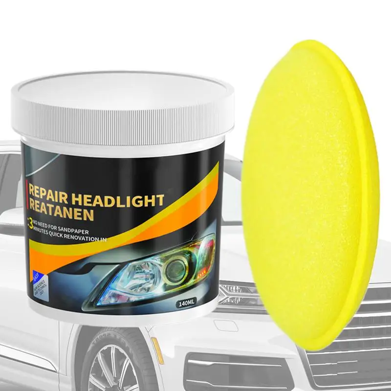 

140 мл реставрация автомобильных фар, полировка, средство для удаления царапин, ремонт, чистая паста, удаление окисления, жидкость для полировки фар