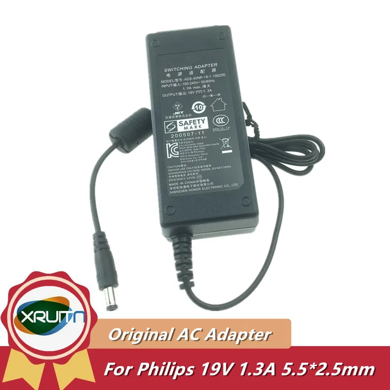 

Genuine ADS-40NP-19-1 19V 1.3A 1.31A AC Adapter Charger for Philips /AOC Monitor 206V6Q 216V6L Power Supply ADPC1925 ADPC1925EX