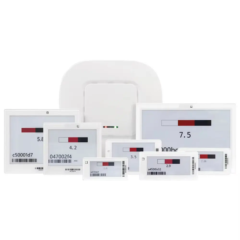 3.7인치 전자잉크 전자종이 ESL 가격표시 시스템, 슈퍼마켓, 체인점, 창고용 디지털 가격표