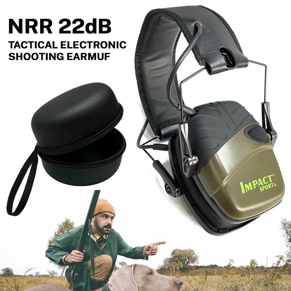 Hot!Tactical Electronic Shooting Earmuff Outdoor Sports Anti-noise Headset Sound Amplification Hearing Hunting Ear Protector