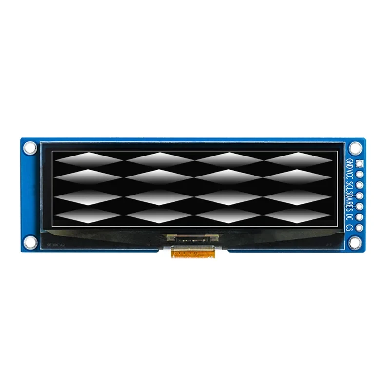 2.Inch 256x64 OLED LCD Display Module SSD1322 Driver 7Pins Self-Luminous Display Board Screen Board