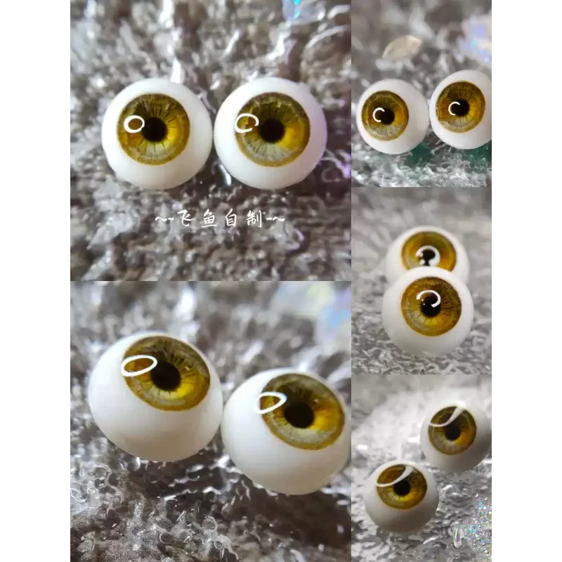 Everbright Store BJD Eyes 12mm 14mm 16mm 18mm Real Style Three Points Four Points Six Points Eight BJD Gypsum Eyes