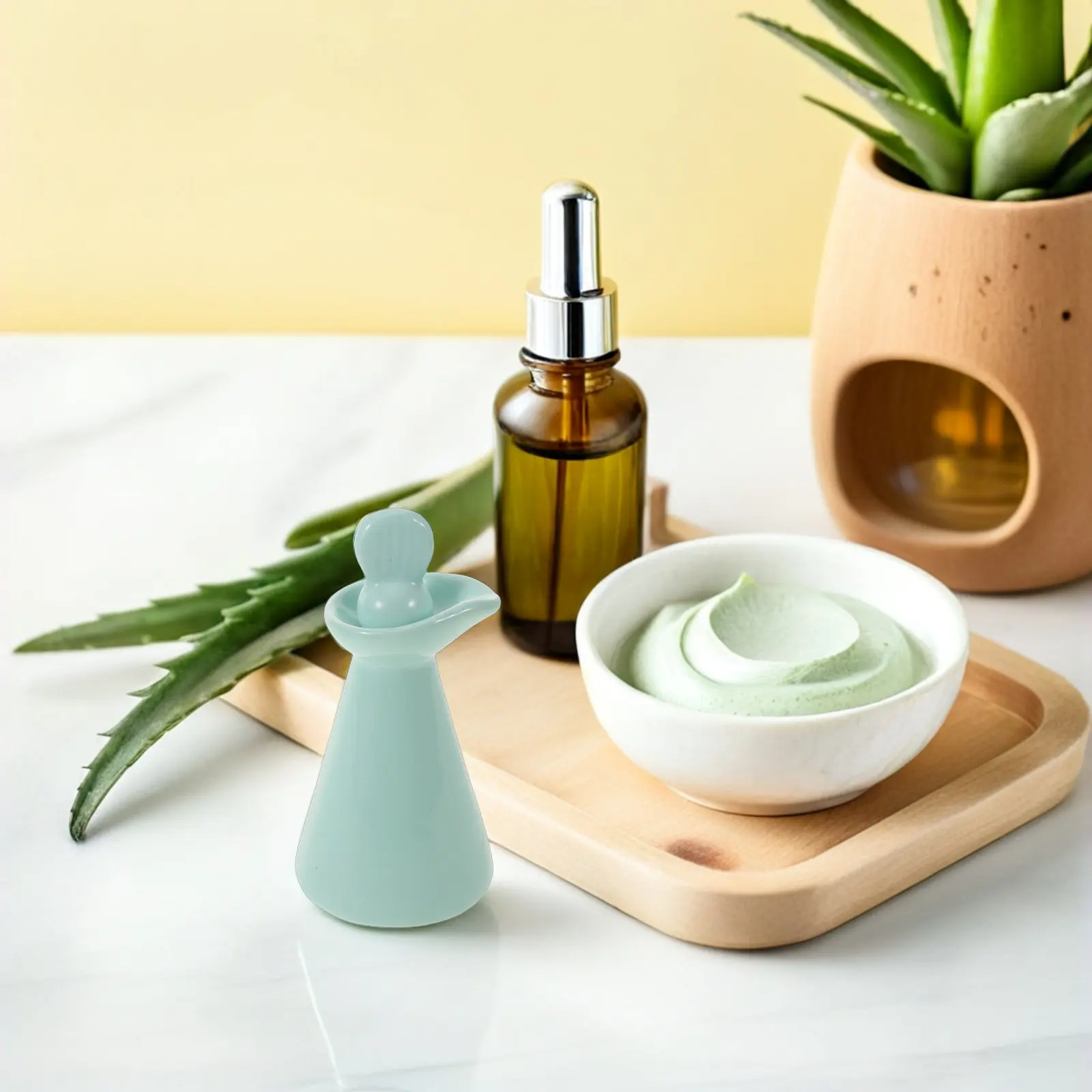 70ml-セラミック製エッセンシャルオイル用ドロッパーボトル。ヴィンテージ風の和装デザインで、香水やひげ用オイル、ヘアオイルの保管に最適。洗練された雰囲気。