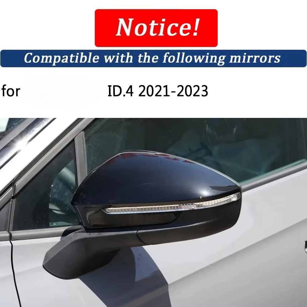 ل VW ID.4 2021-2023 سيارة الجانب مرآة طقم قابل للطي مرآة الرؤية الخلفية للطي موتور المحرك مرآة الطاقة الكهربائية أضعاف #4