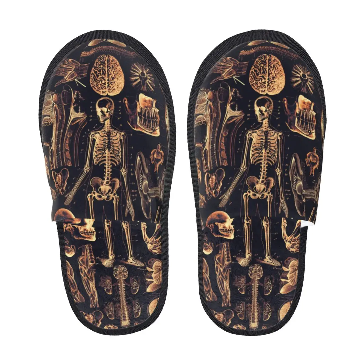 

Custom Print Women Human Anatomy Printed House Slippers Cozy Warm Memory Foam Fluffy Slipper Indoor Outdoor Shoes