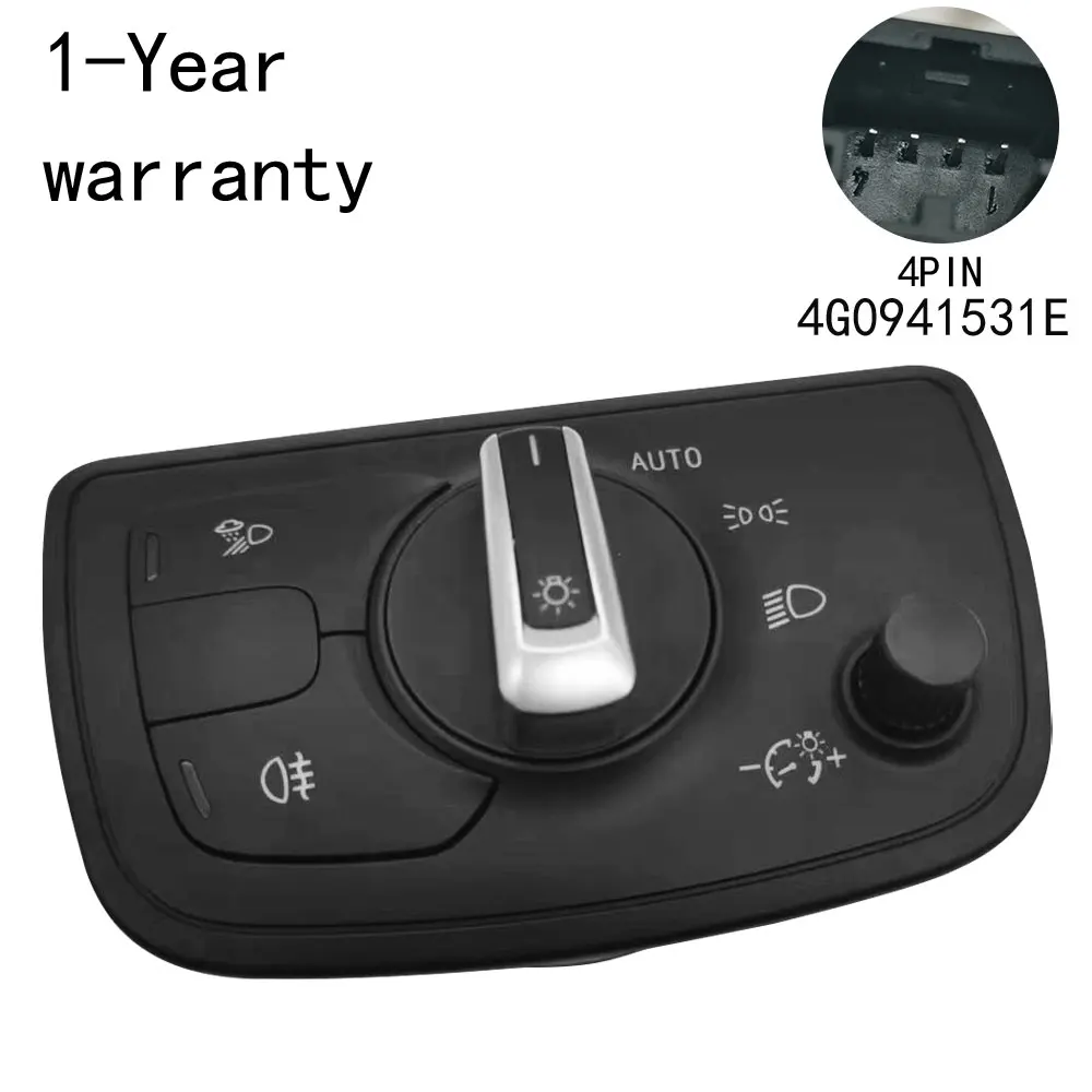 

Headlight switch 4G0941531E 4G0941531AL For Audi A6 S6 2011-2018 RS6 2013-2018 A7 2011-2018 RS7 2014-2018 A6L 2012-2019