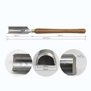 TASP-Spindle Roughing Gouge ، أدوات خراطة الخشب HSS ، مخارط مخرطة خشبية بمقبض الجوز ، 50 مم ، 25 مم ، 22 مم أعلى 10 مبيعات المغزل الخشب الفاصل - No5