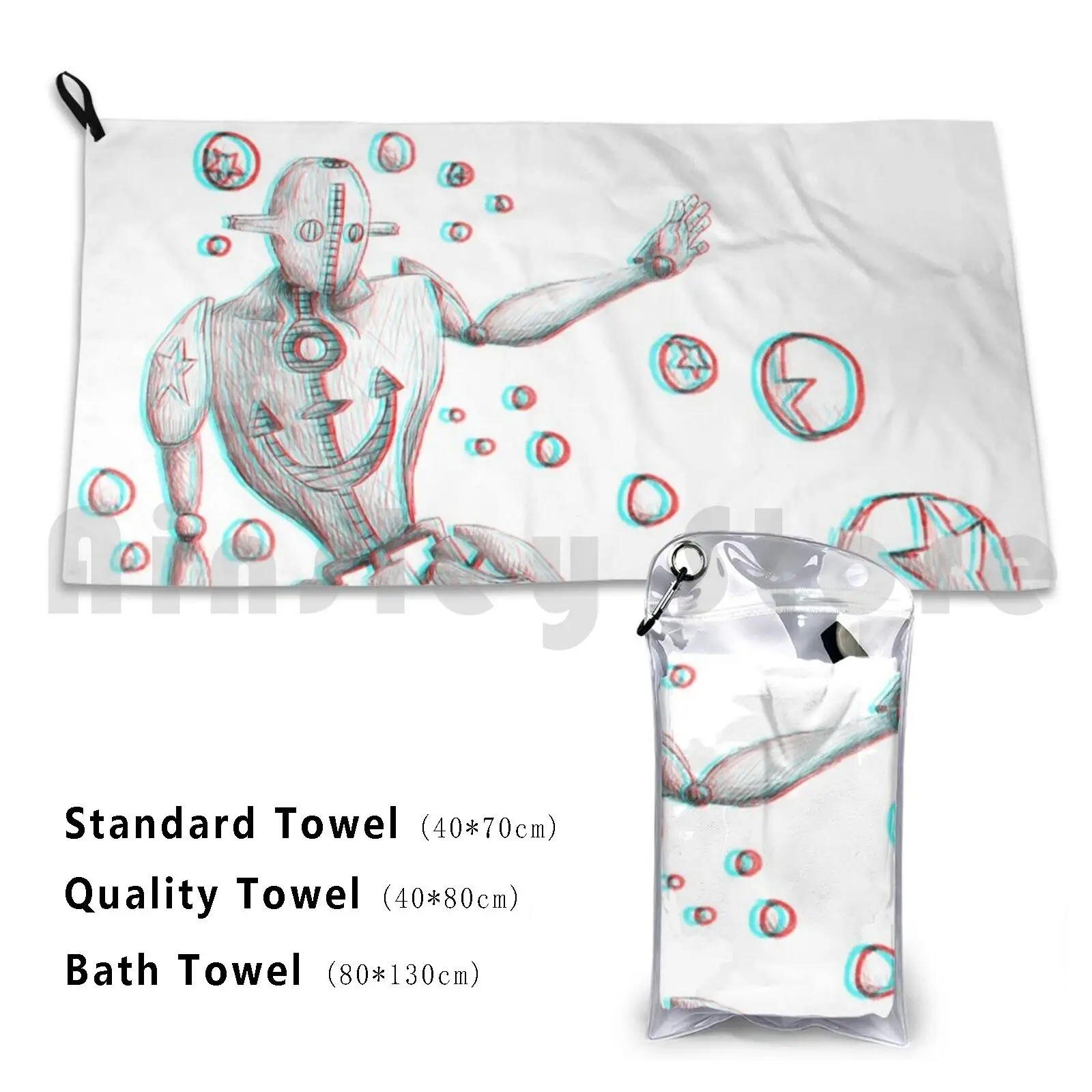 Jjba Soft And Wet Fan-Art ( 3-D ) Custom Towel Bath Towel Manga Anime Japan