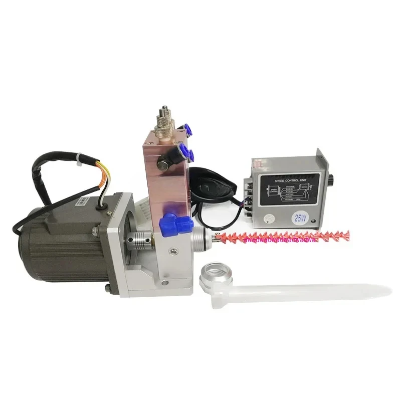 25W electric mixing double liquid dispensing valve suck back crystal glue epoxy resin dynamic mixing valve