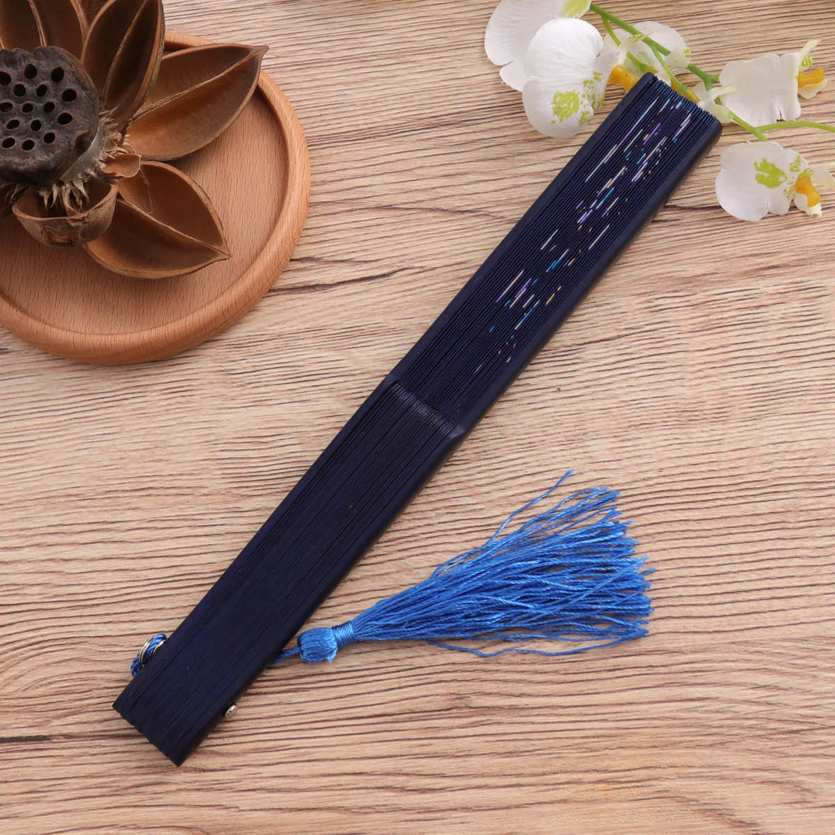 

Silk Fan Hand Fans for Women Foldable Bamboo Folding Handheld Dancing Fans Summer Portable Compact Elegant Chinese Style