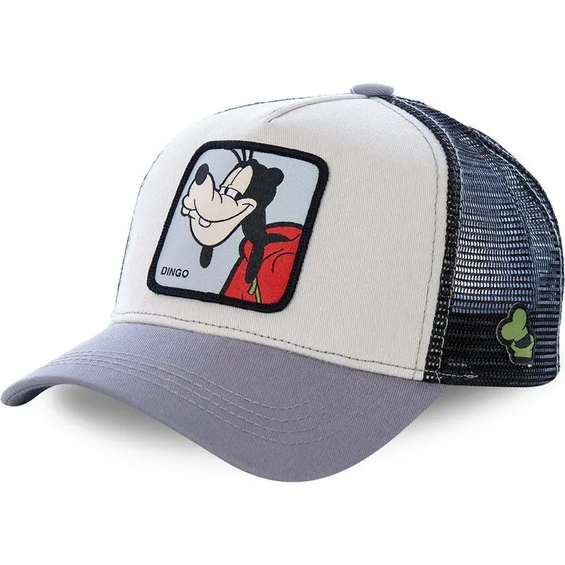 Gorra de béisbol de algodón con dibujos animados para hombre y mujer, gorro bordado de Mickey y Minnie, protector solar de malla, regalo