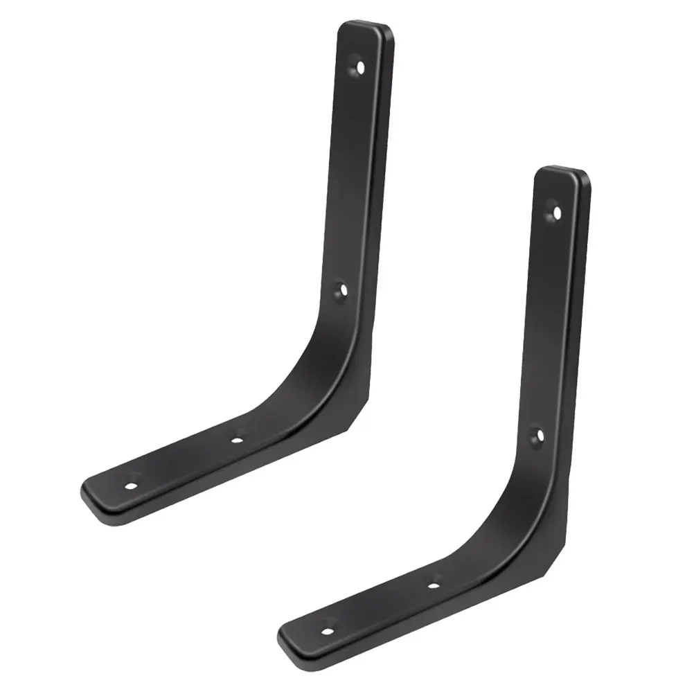 

Wall Shelf Bracket 2 Sets Heavy Duty Floating Storage Shelves Triangular Laminate Tray Wall Support Squares Brace Home Office