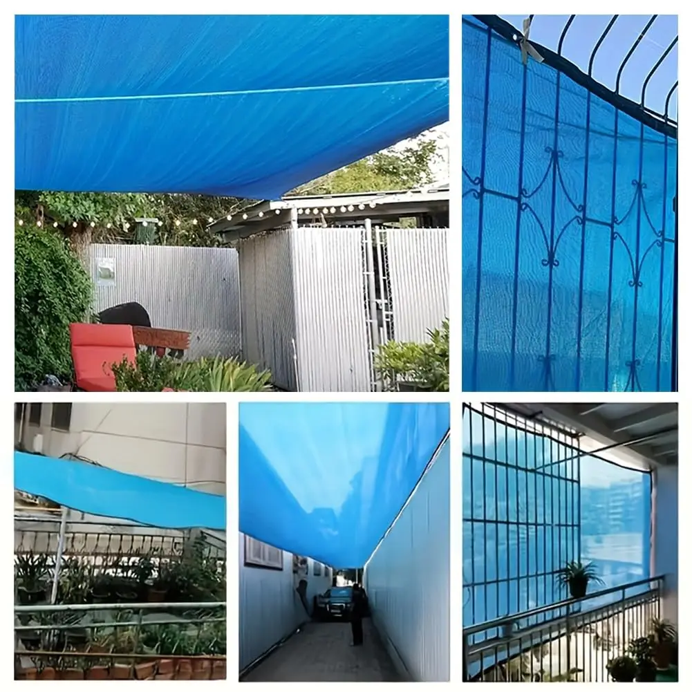 

Professional Sunshade Net for Terraces Made of High-Density Hdpe with Thickening Treatment, It Has a 92% Professional Shading Rate.