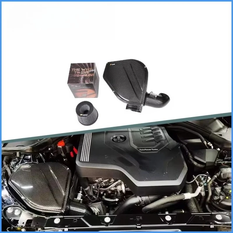 

100% сухая система впуска холодного воздуха из углеродного волокна для серий 3, 4 (B48 G2X) 2,0 T G20 G22 G28