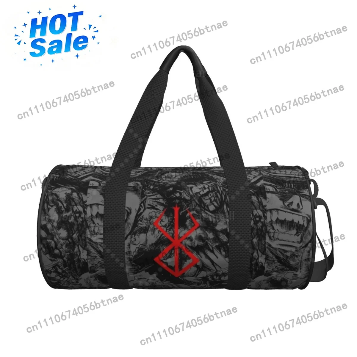 Anime Berserk Yoga Bag Workout Durable Backpack Handbags Round Outdoor Fitness Bags Travel Duffle Bag