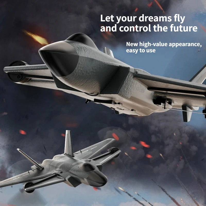 J20 RC 비행기 2.4G 6채널 KF700 전투기 브러시리스 모터 원키 아크로바틱 고정익 전투기 모델 소년 선물용
