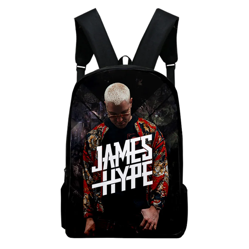 James Hype music fans schoolbag camp Backpack Travel  Backpack gym Backpack sport Backpack lunch bags beach bags