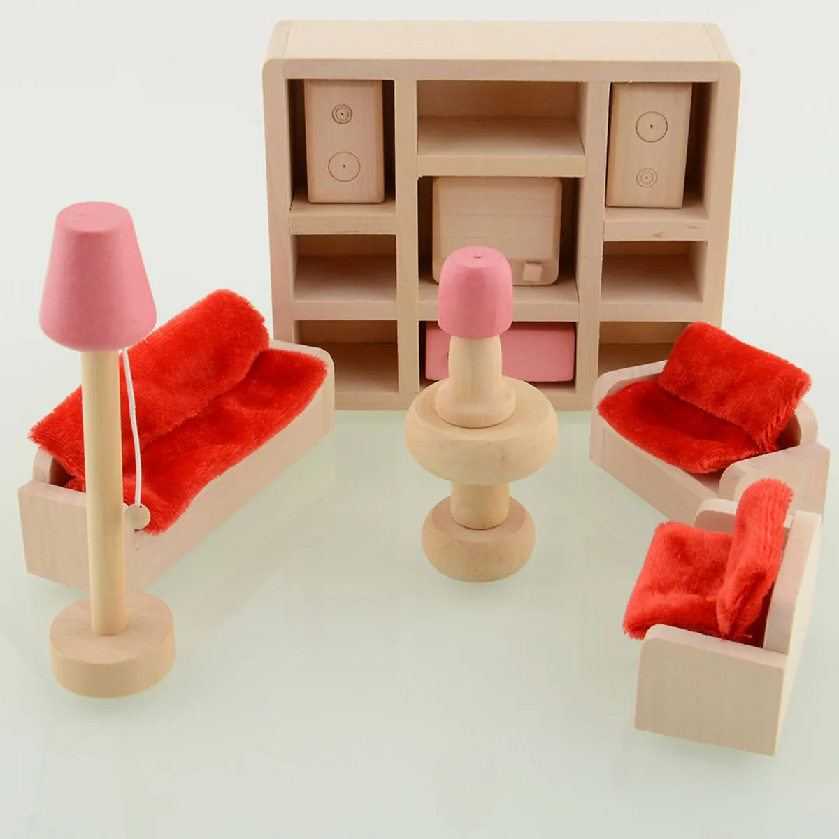 

Role Playing Bathroom Furniture Mini Toys Handmade Kids Gifts House Accessories Traditional Design Exquisite Craftsmanship
