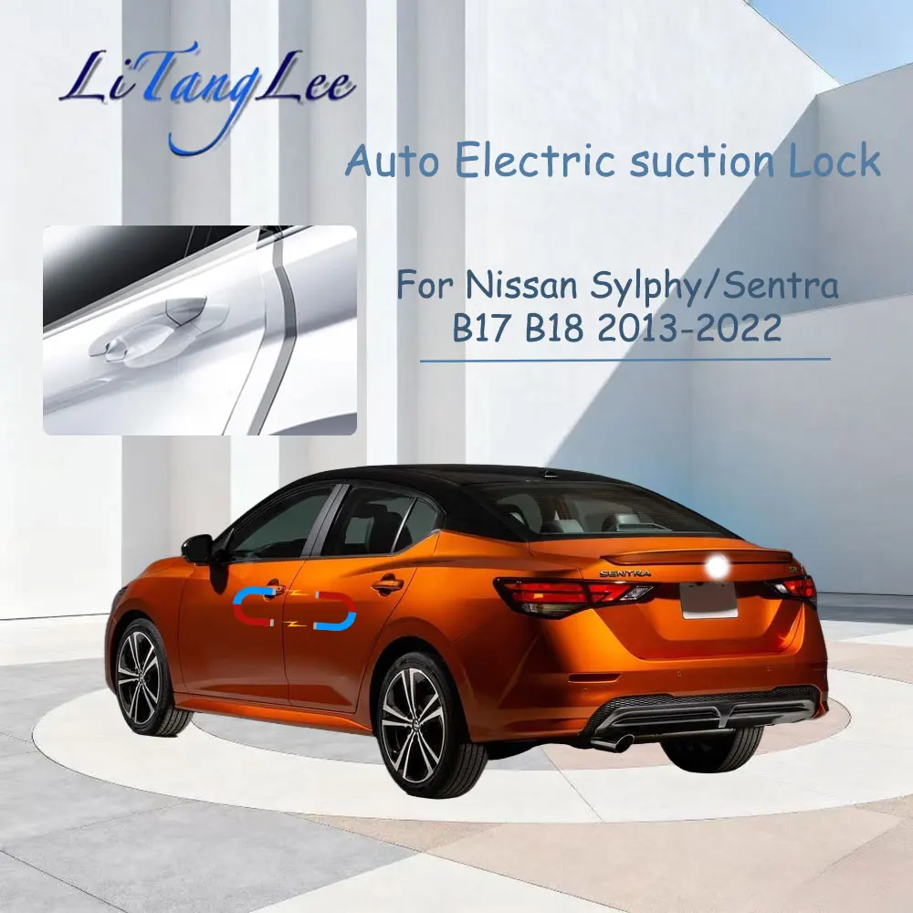 

For Nissan Sylphy/Sentra/Pulsar B17 B18 ​​Car Soft-Close Door Latch (with Pass Lock Actuator) - Electric Suction Silent Closer