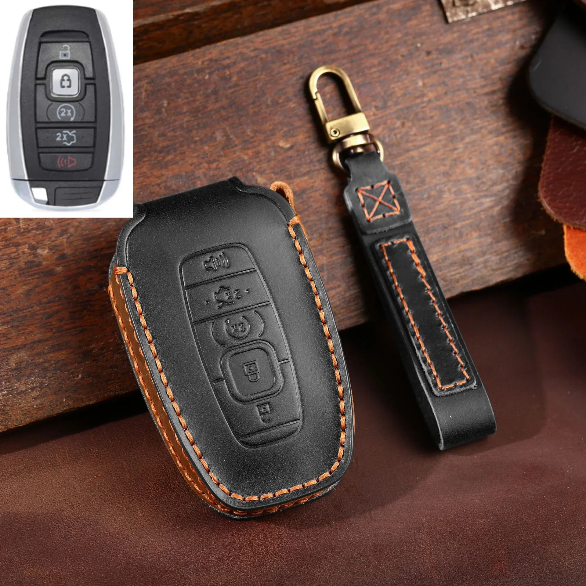 

1pc 5 Btns Car Key Case Cover For Lincoln Continental Navigator Z MKZ MKC MKX Nautilus Aviator Corsair 2017 2018 2019