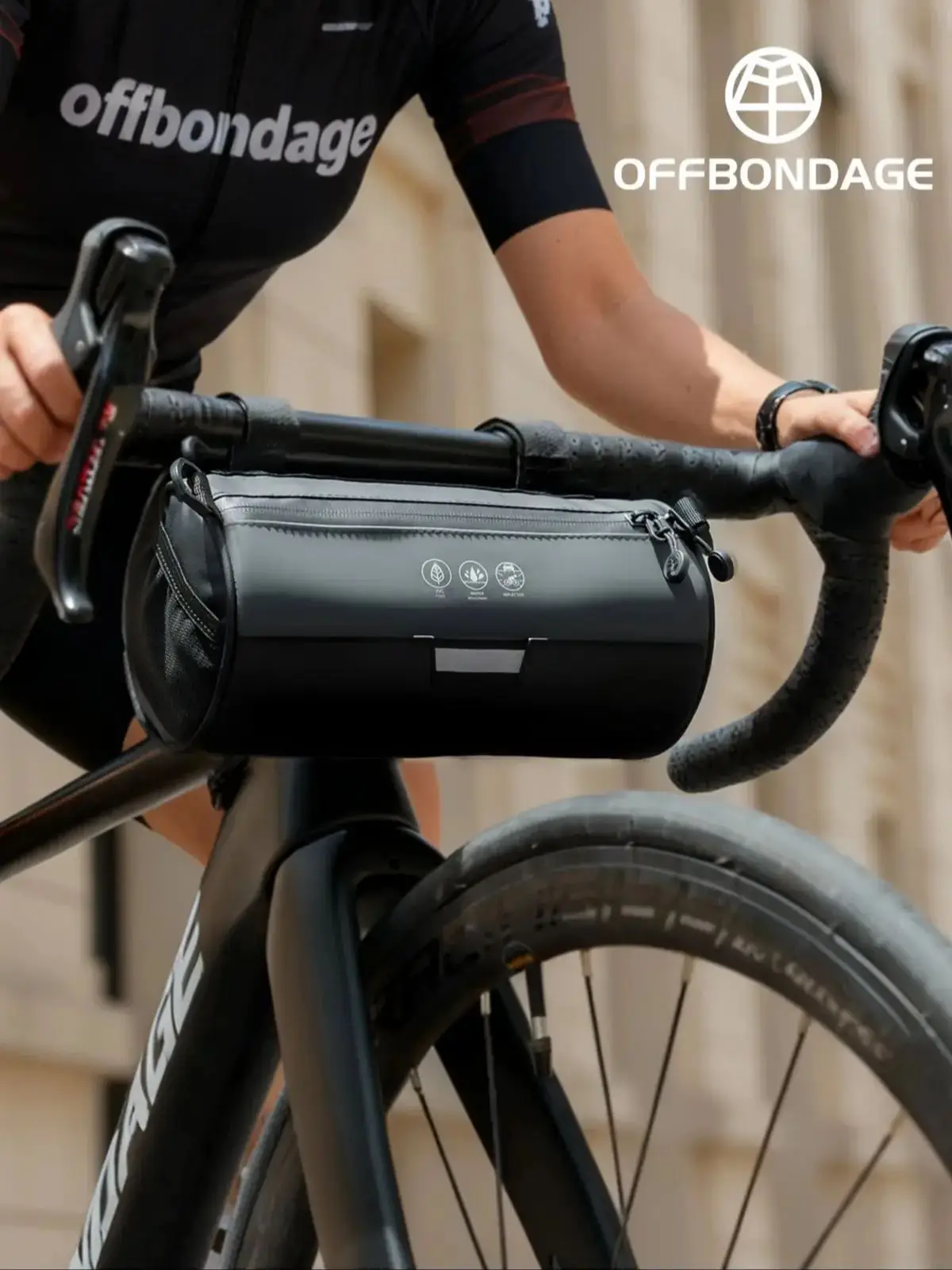 AliExpress OFFBONDAGE Bicycle Front Bag Handlebar Pannier 2.7L Big Capacity Reflective Riding Storage Waterproof Cycling Frame Bag Portable