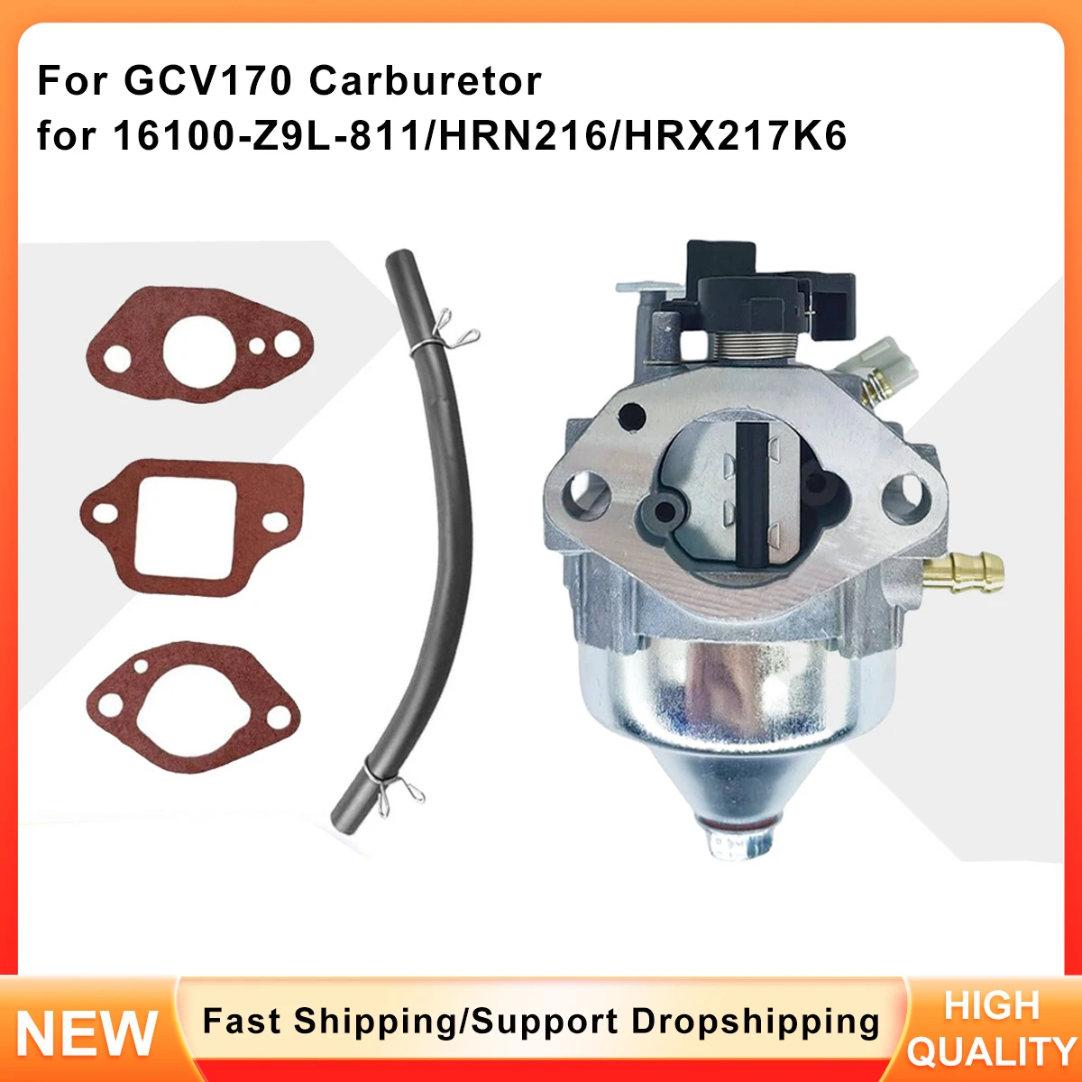 

Replacement Carburetor for Honda GCV170 170LA Series - 16100-Z9L-811 Fits HRN216 HRX217K6