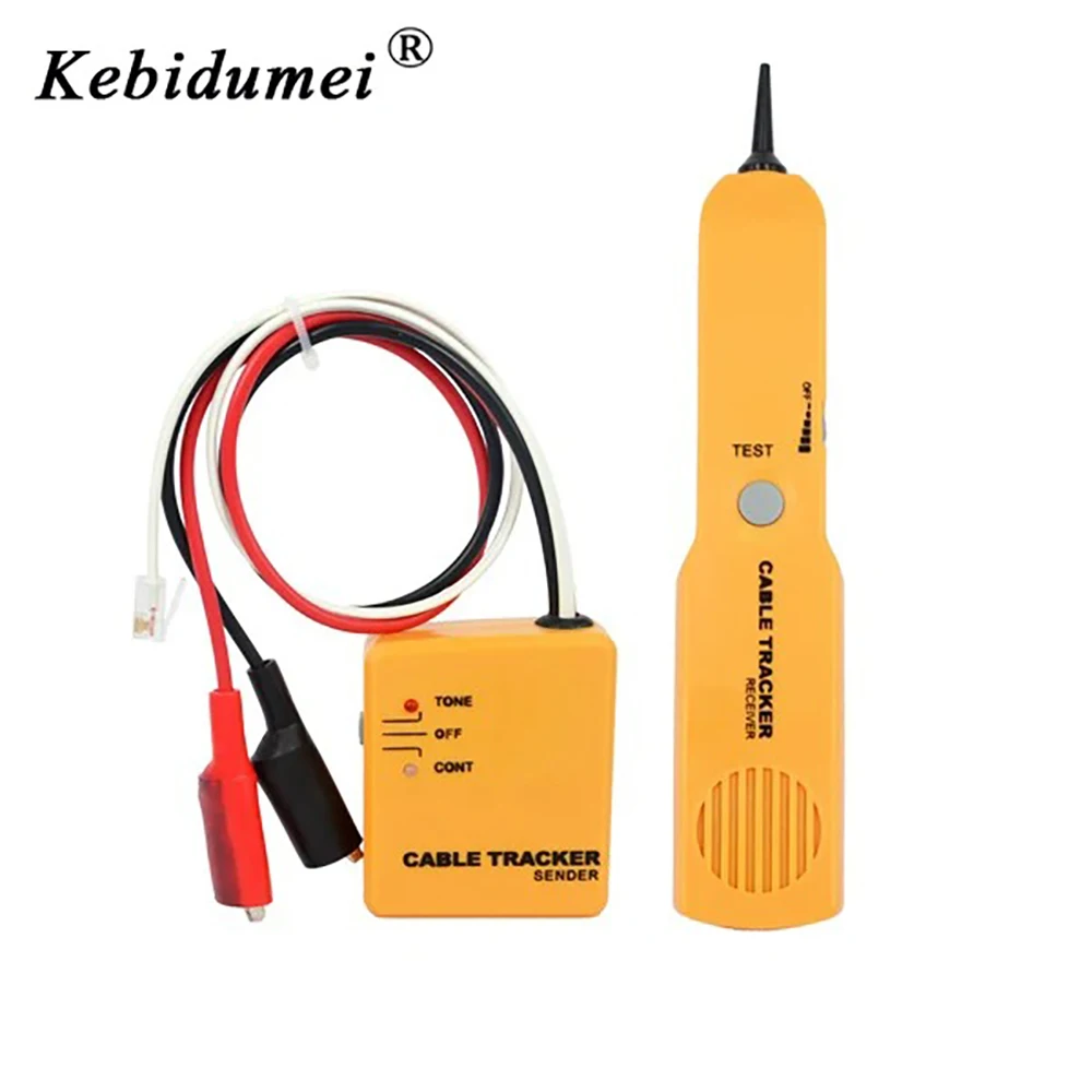 New RJ11 Network Tester Phone Telephone Cable Tester Toner Wire Tracker Tracer Diagnose Tone Line Finder Detector Networking Too