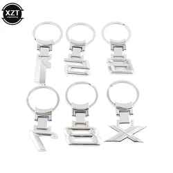 Mode Creatief Gemodificeerd Digitaal Logo Metalen For Auto Sleutelhanger Sleutelhanger Hanger Voor X 1 3 5 6 7 8 Serie Auto Inte