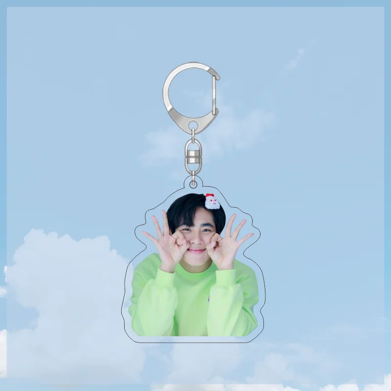 New Thai dramaA Tale Of Thousand Stars 1000 Stars Earth Mix gift Keychain Cute Acrylic Pendant Key Holder Bags EarthMix keychain