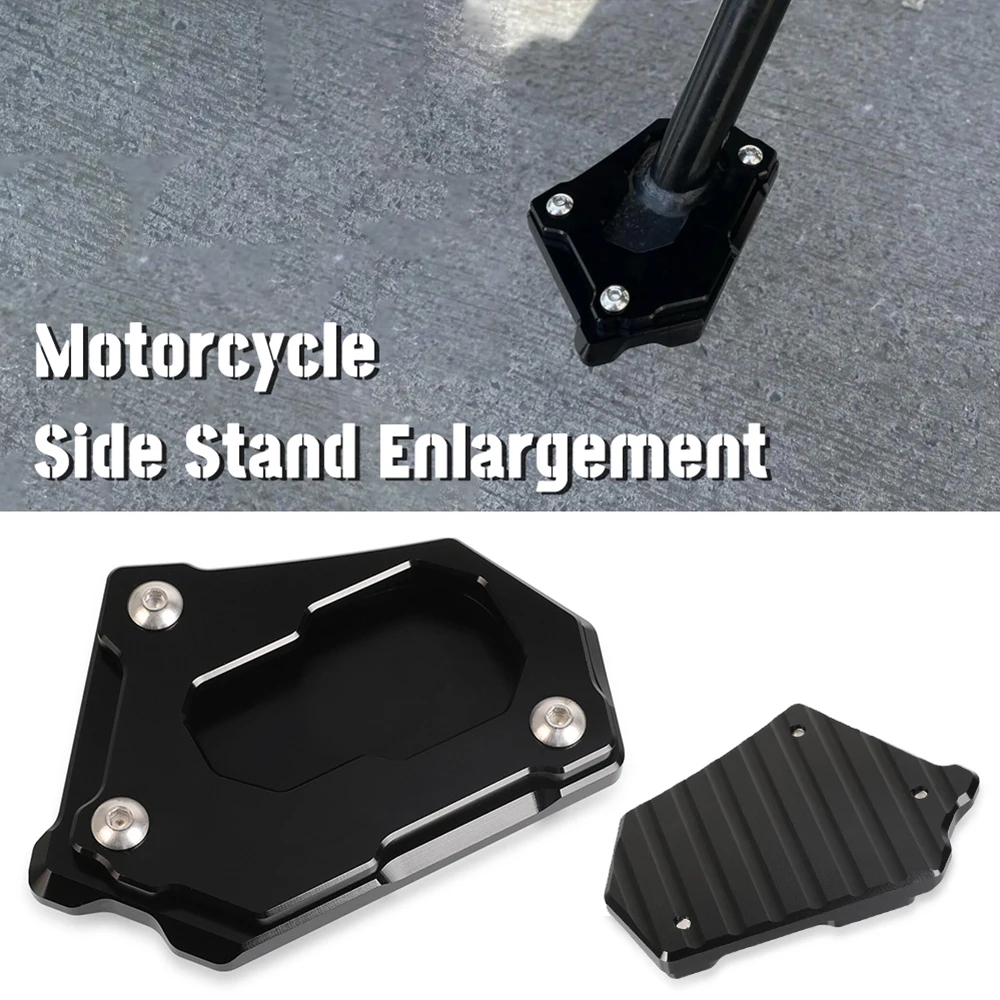 

2024 NEW R 1250GS R1250 GS Adv. CNC Kickstand Side Stand Pad For BMW R1250GS R 1250 GS Adventure Rallye 2018-2020 2021 2022 2023