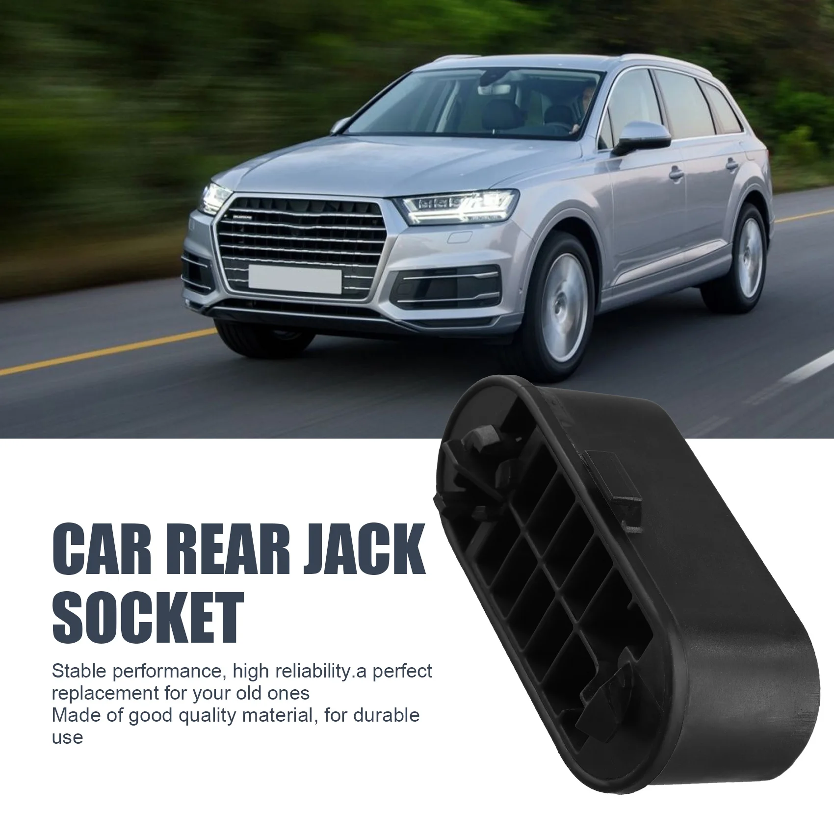 HOT-Car リアジャックソケット 4M0802847B Q7 4M 2015-2024用 車アクセサリー、車リアジャックソケット 4M0802847B Q7 4M 2015用