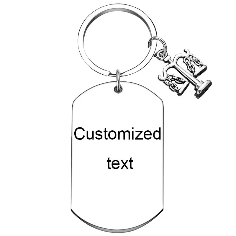 

Personalized Custom Keychain Lawyer Gifts Key Chain Ring Justice Lawyer of Scale Lawyer Gift