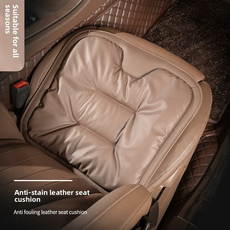 Car Seat Cushion Anti Fouling Leather Winter Single Piece High-end Car Interior Special Seat Cushio